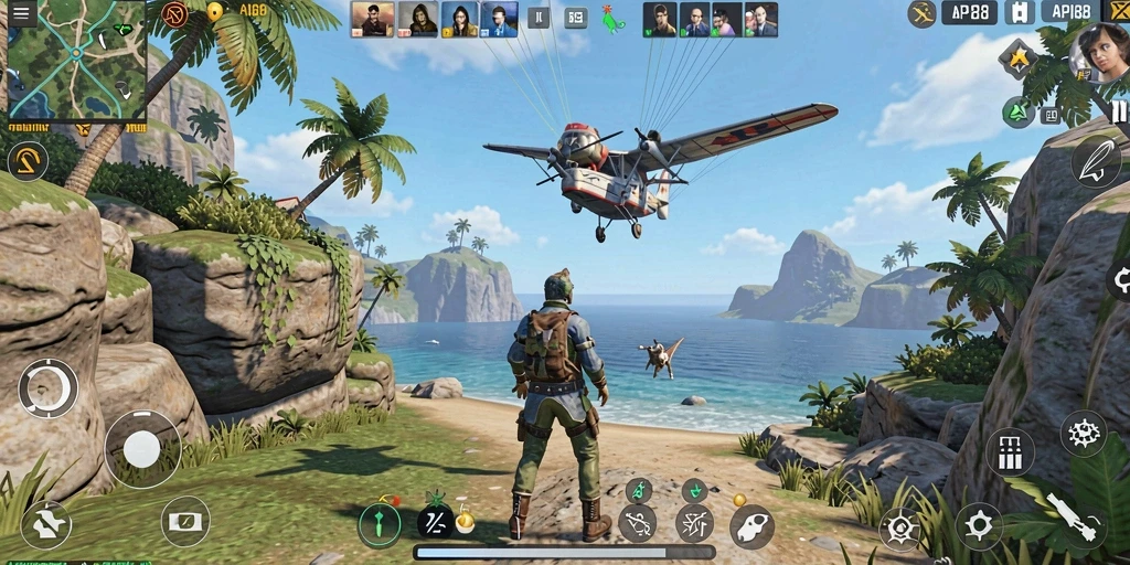 Tampilan gameplay yang menakjubkan dalam dunia terbuka API88.