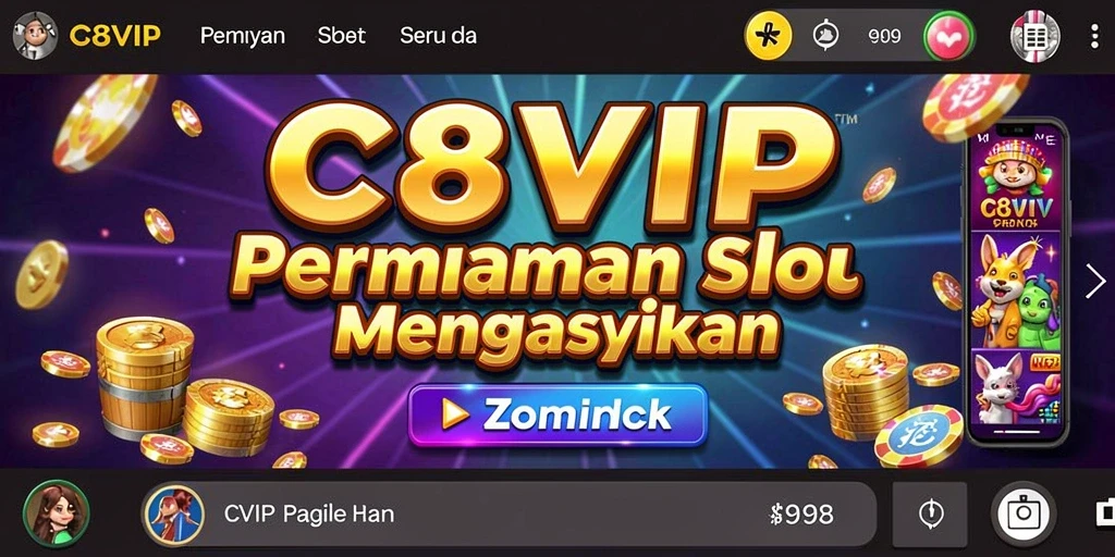 Screenshot gameplay C8VIP yang menampilkan keseruan permainan Slot.