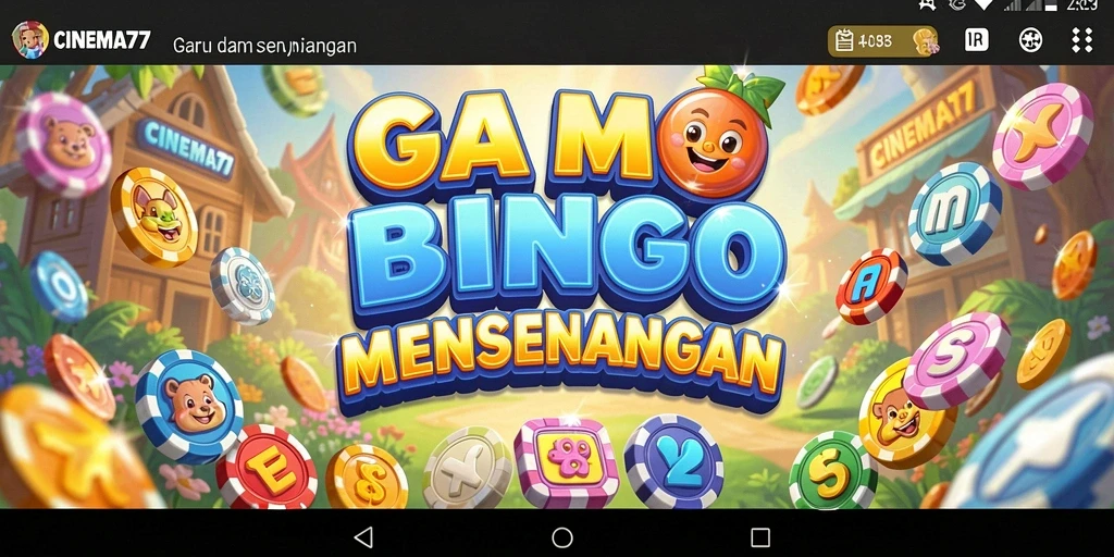 Tampilan gameplay Bingo yang seru dan interaktif di CINEMA77.