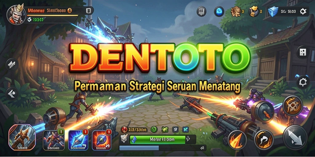 Tangkapan layar DENTOTO menampilkan aksi strategi yang menarik.