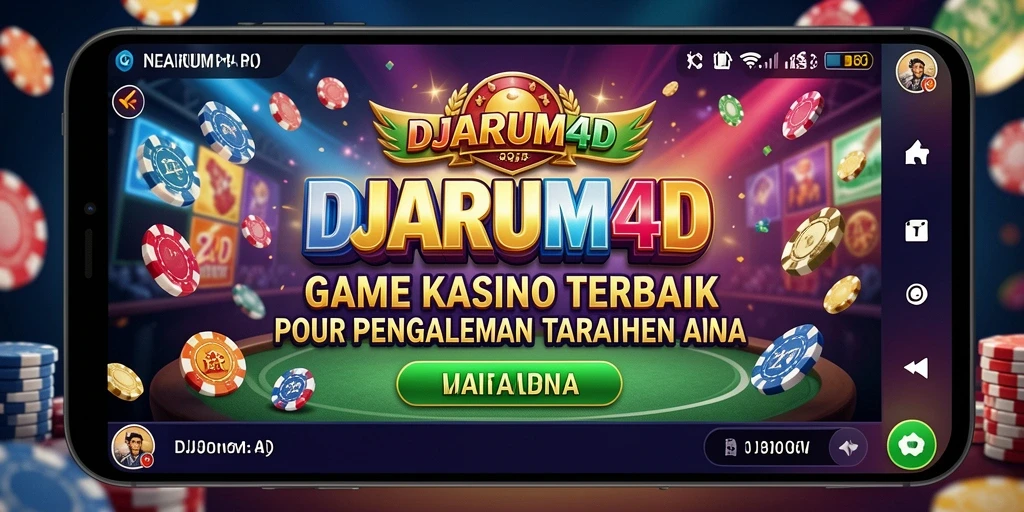 Tampilan gameplay menarik di DJARUM4D yang menampilkan suasana Kasino.