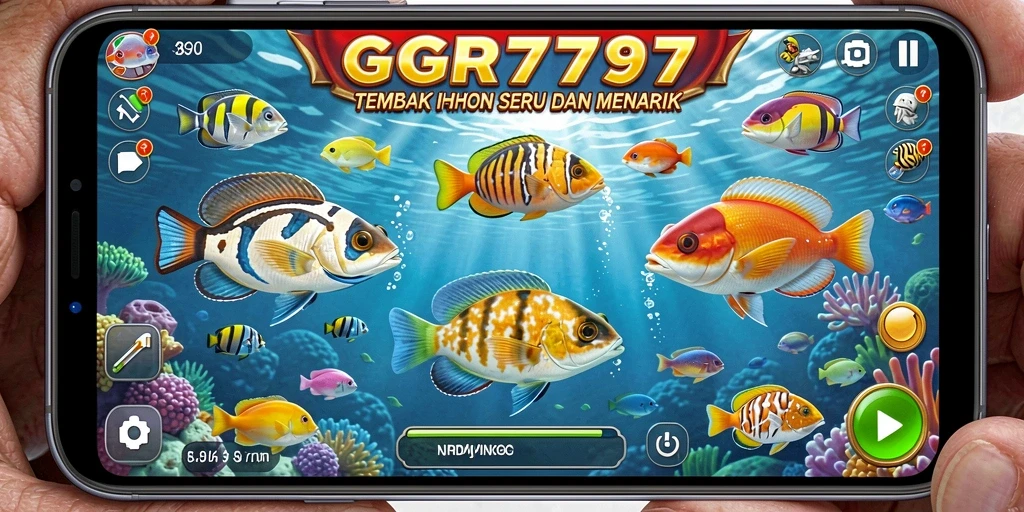 Gameplay menarik dengan tampilan laut yang penuh warna.