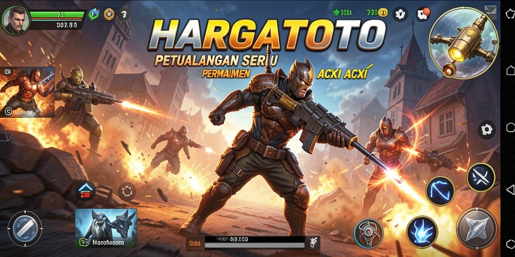 Screenshot game HARGATOTO menampilkan aksi seru dan gameplay menegangkan.