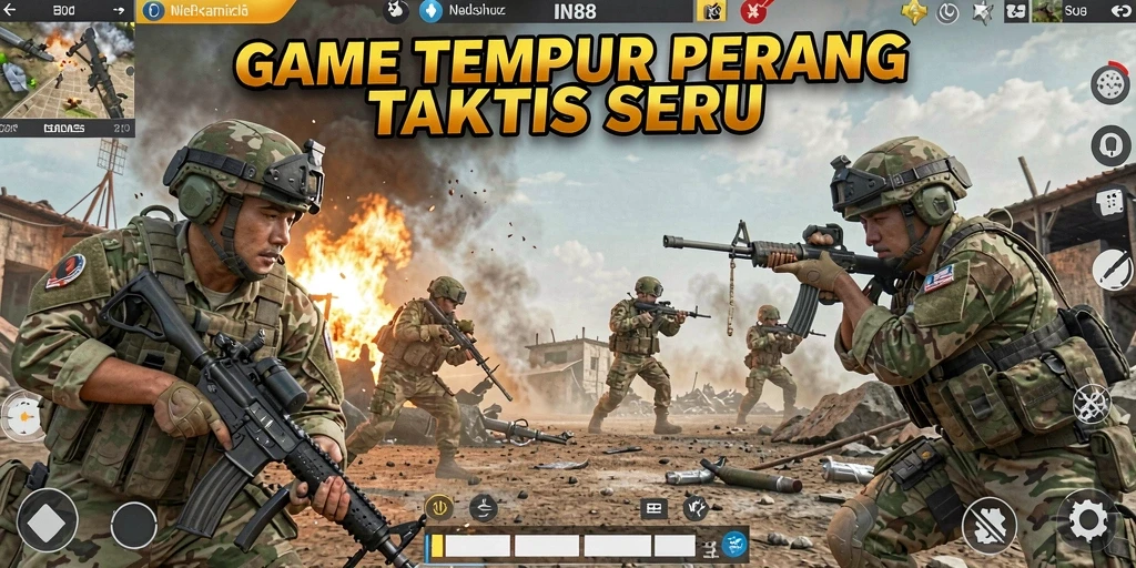 Tampilan gameplay seru dari IN88 yang menegangkan.