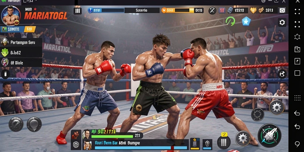Tampilan gameplay seru yang menggambarkan pertarungan di <strong>MARIATOGL</strong>.
