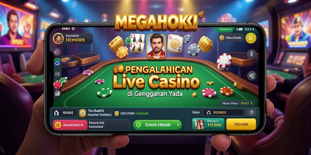 Tampilan gameplay Live Casino yang mengasyikkan dan interaktif.