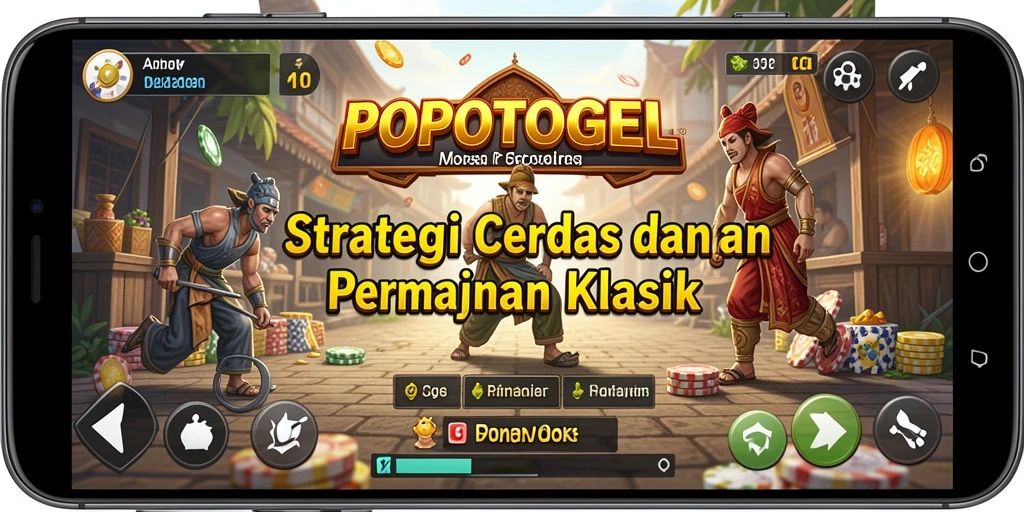 Tangkapan layar menunjukkan gameplay seru dan strategis di POPOTOGEL.