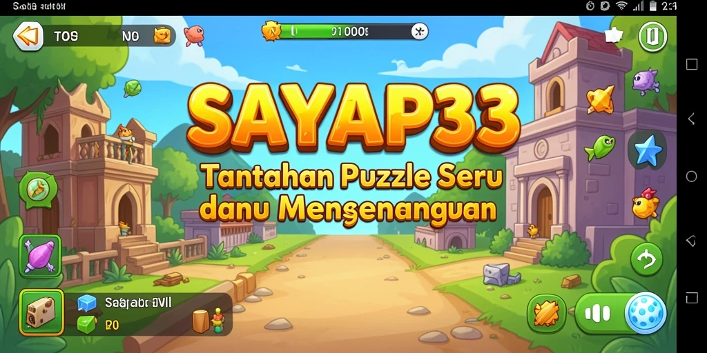 Tampilan seru gameplay di SAYAP33 dengan berbagai teka-teki menarik.