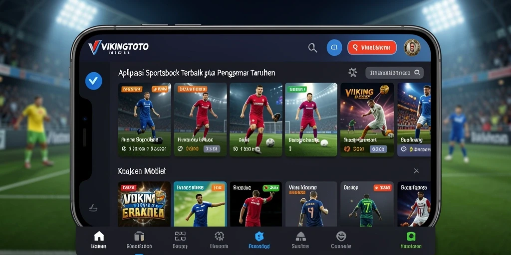 Screenshot utama dari VIKINGTOTO menunjukkan antarmuka taruhan yang menarik.